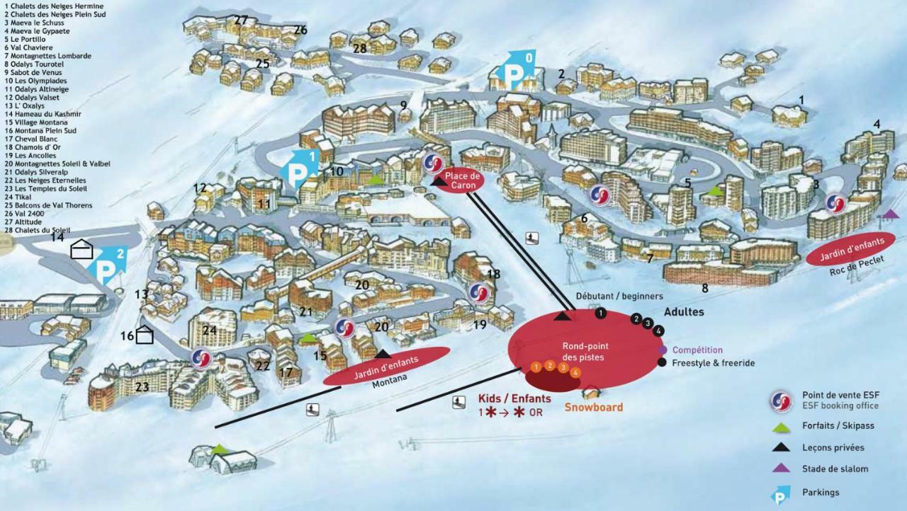 Ferienwohnung Chez Carole Et Arnaud Val Thorens Exterior foto